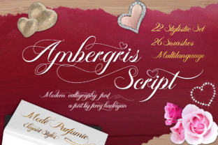 Ambergris: A Romantic Script Font for Elegant Publishing