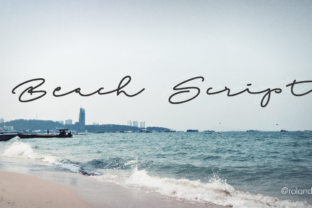 Beach Script: A Handwritten Font for Creative Makers