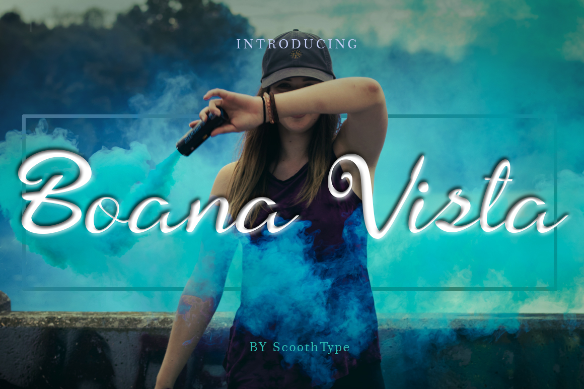 Boana Vista: A Beautiful Script Font for Editorial Design