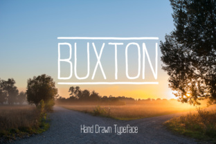 Buxton: A Minimalistic Handwritten Sans Serif Font