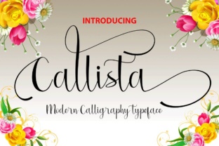 Callista: A Romantic Script Font for Crafters and Designers