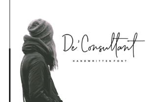 De Consultant: A Modern and Fashionable Script Font