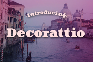 Decorattio: A Classic Serif Font for Distinctive Web Design