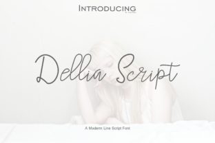 Dellia: A Handwritten Script Font for Crafters and Designers
