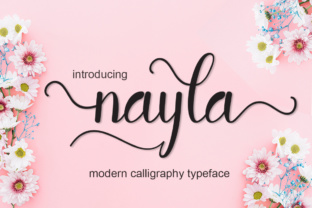 Discover the Elegance of Nayla: A Modern Script Font