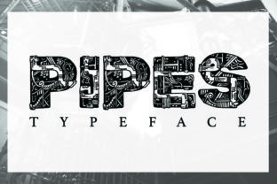 Discovering Pipes: A Decorative Font for Editorial Charm