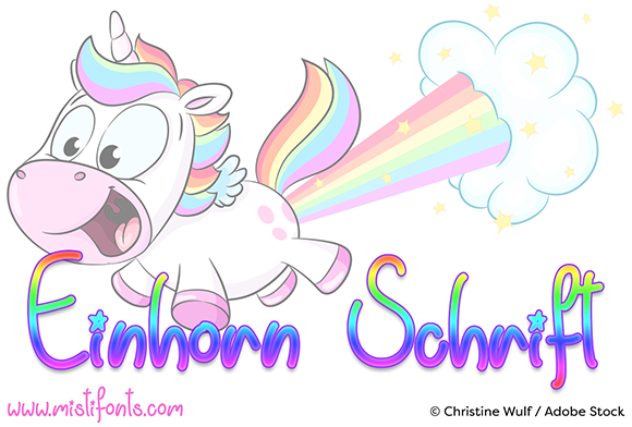 Einhorn Schrift: A Magical Handwritten Font for Business