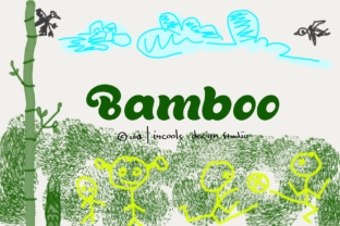 Enhance Your Brand with Bamboo: A Playful Script Handwritten Font