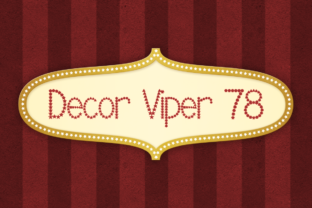 Enhance Your Brand with Decor Viper 78 Font