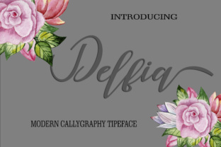 Enhance Your Brand with Delfia: A Modern Calligraphy Font