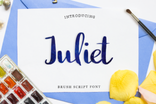Juliet: A Modern and Relaxed Hand Brushed Font