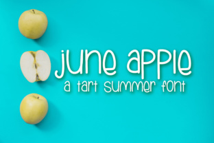 June Apple: A Charming Script Handwritten Font for Your Brand