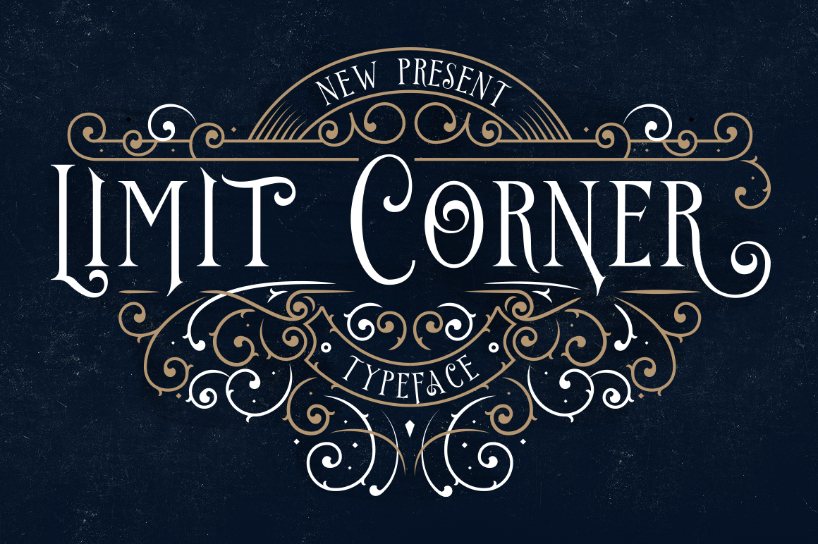 Limit Corner: A Serif Display Typeface for Elegant Publishing