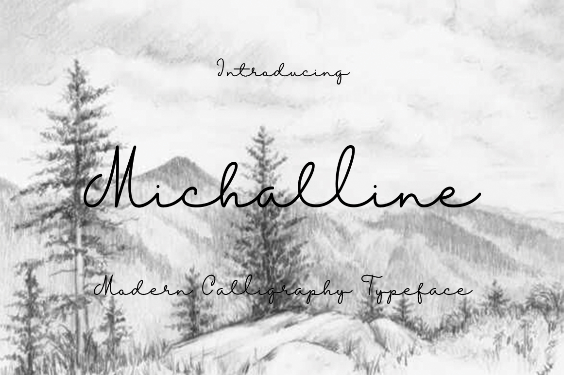 Michalline: A Charming Script Handwritten Font