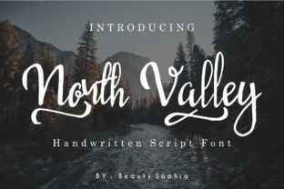 North Valley: A Whimsical Script Handwritten Font for Branding