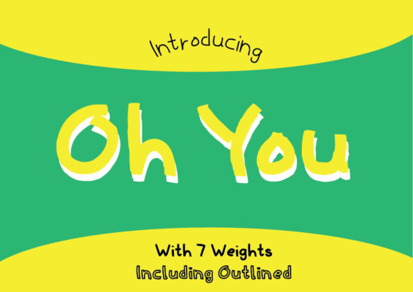Oh You Family: A Casual Handmade Font for Engaging Branding