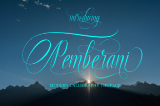 Pemberani: A Stylish Script Handwritten Font for Editorial Design