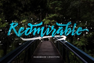 Redmirable: A Versatile Script Font for Editorial Design