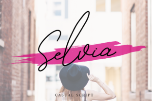 Selvia: A Script Handwritten Font for Editorial Elegance