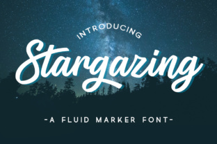 Stargazing: A Premium Script Font for Eye-Catching Headlines