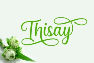 Thisay: A Versatile Script Font for Stunning Campaigns