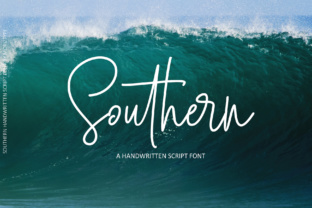 Unleash Elegance with Southern: A Hand-Lettered Font