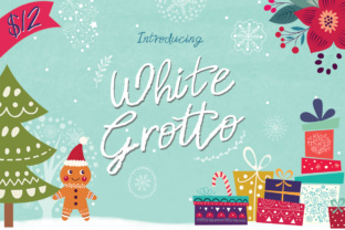 White Grotto: A Snowy Script Font for Holiday Magic